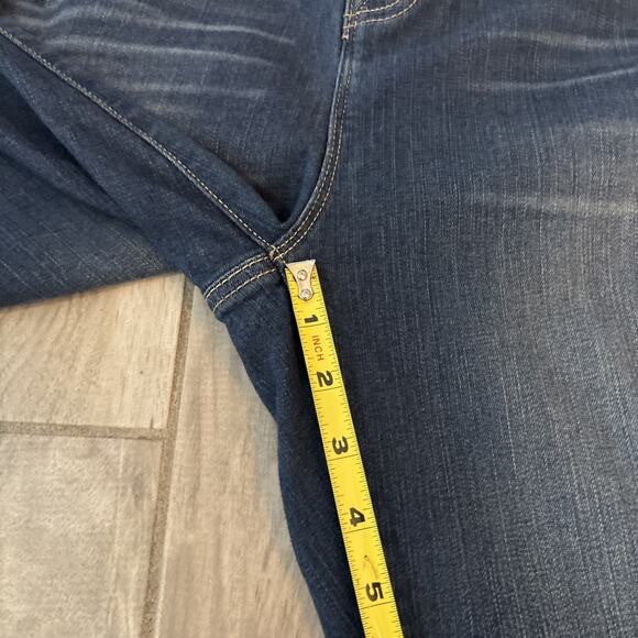 Torrid Bombshell Jeans Size 16Reg Ankle Blue High Waist Button Fly Dark Wash NWT - Picture 6 of 7